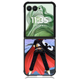vinsmoke sanji stealth black Z8188 Motorola Moto Razr+ Plus 2024/2025 Case, Motorola Razr 50 Ultra/50s Ultra Case