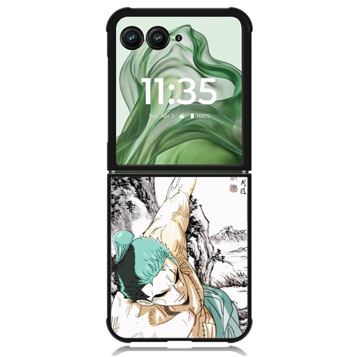 roronoa zoro wano Z8189 Motorola Moto Razr+ Plus 2024/2025 Case, Motorola Razr 50 Ultra/50s Ultra Case