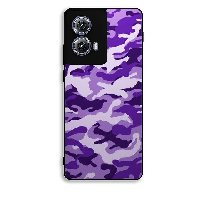 Purple Camouflage Motorola Moto Edge 2024 Case FE4615