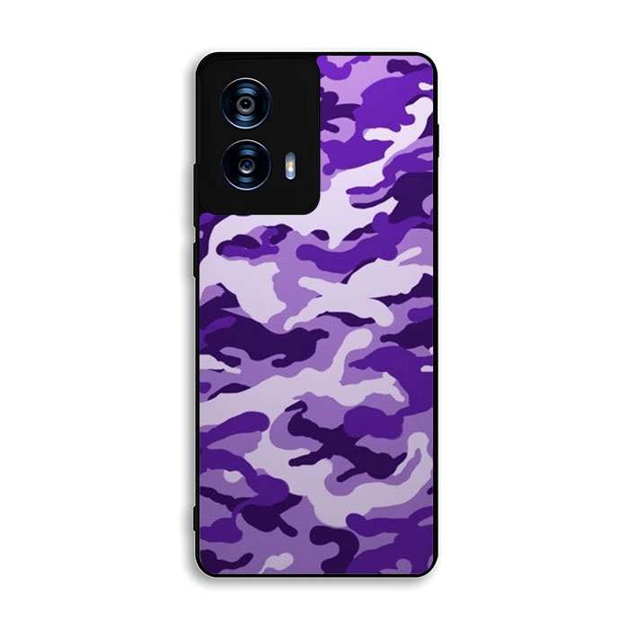 Purple Camouflage Motorola Moto G Power 5G 2024 Case FE4615