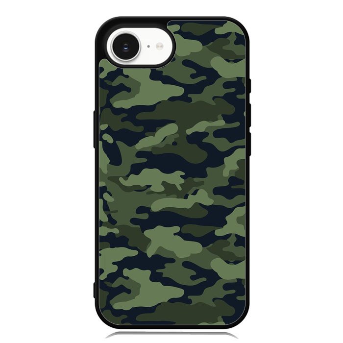 Green Camouflage iPhone 16e Case