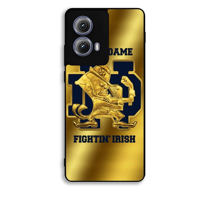 notre dame 1st Motorola Moto Edge 2024 Case FE3976