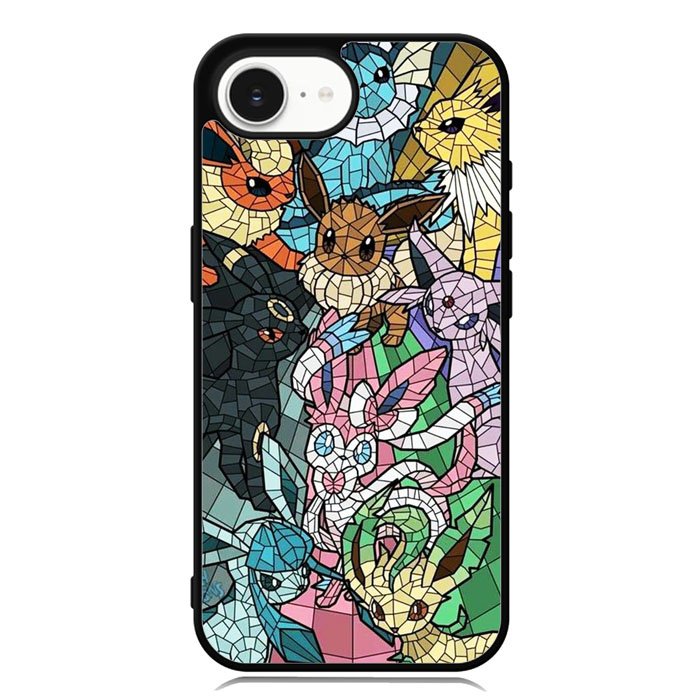 Pokemon Stained Glass iPhone 16e Case
