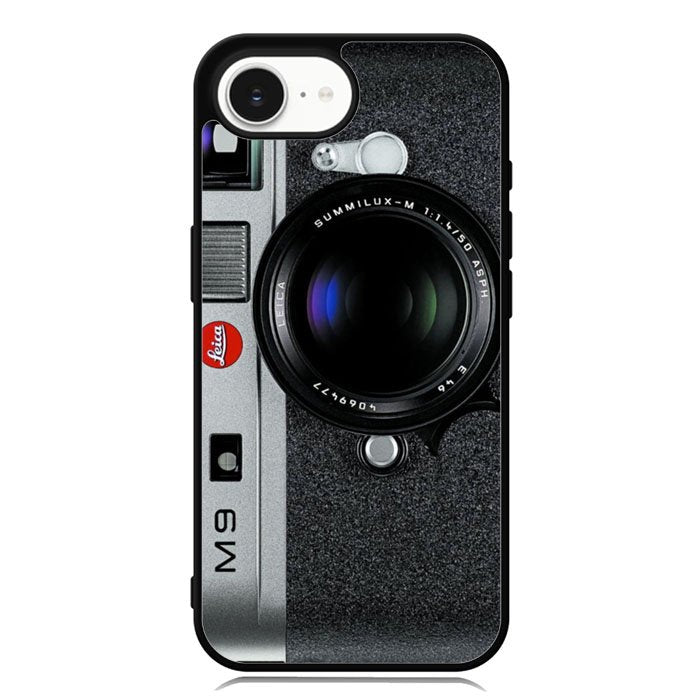 Black M9 Leica Camera iPhone 16e Case