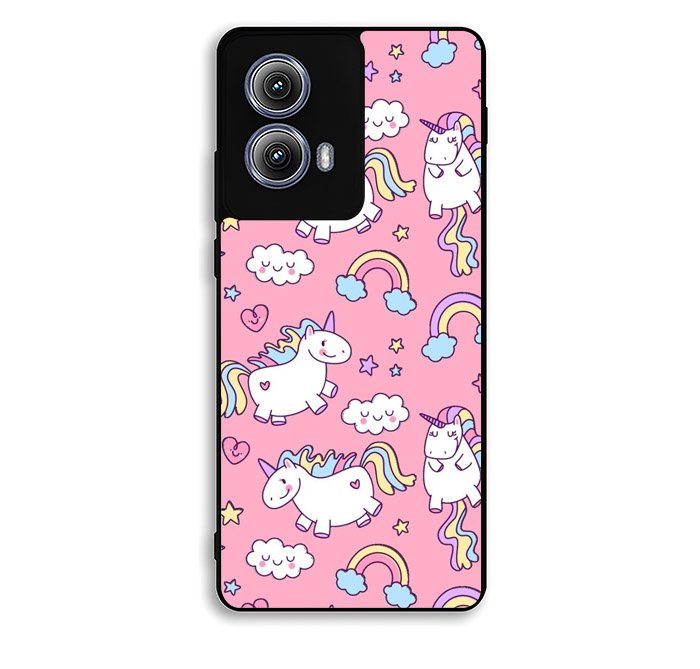 Unicorn Pink Motorola Moto Edge 2024 Case FE4164