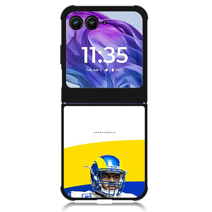 los angeles rams 3rd Motorola Moto Razr 2024 , Moto Razr 50 Case
