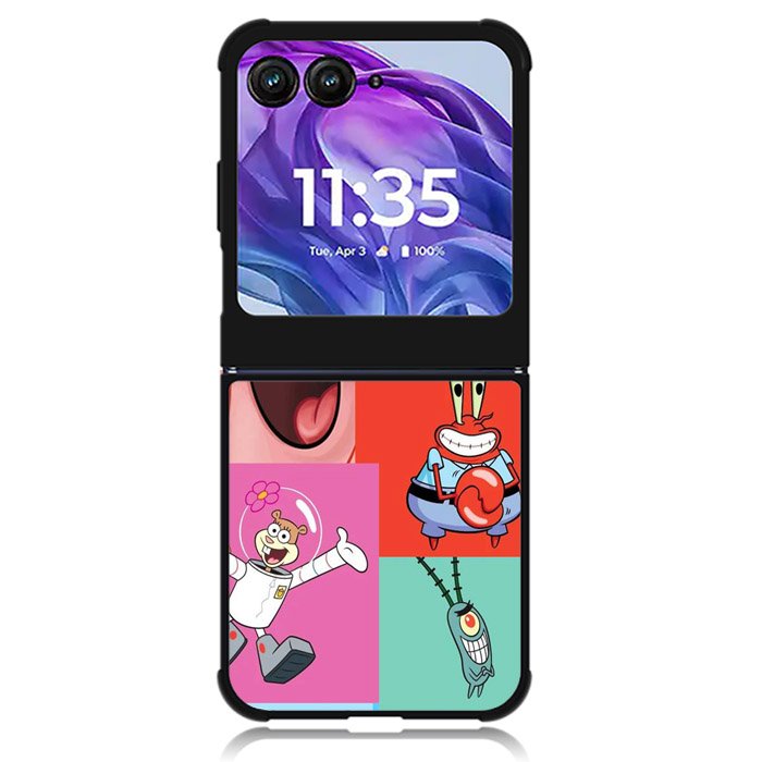 Spongebob 6th Motorola Moto Razr 2024 , Moto Razr 50 Case