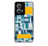 Lego blue Motorola Moto Edge 2024 Case FE0611
