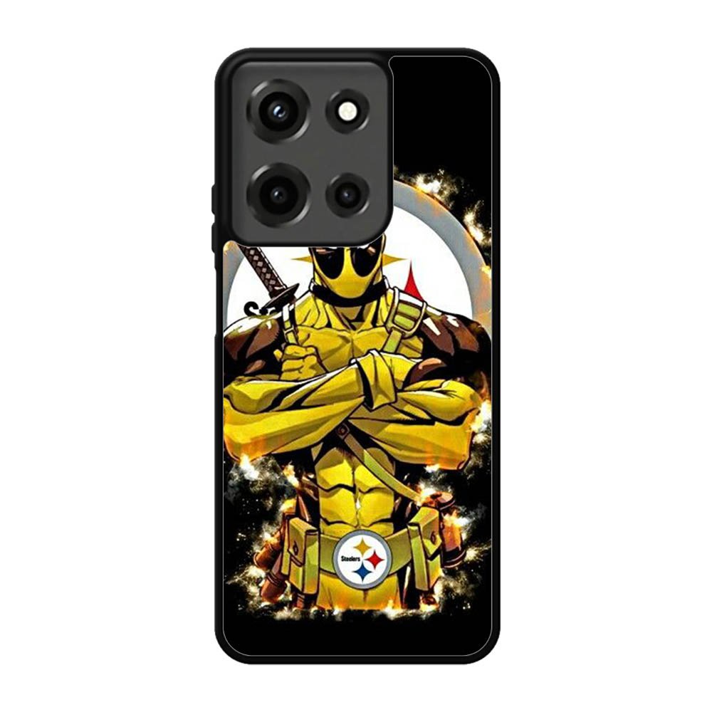 Pittsburgh Steelers Deadpool Motorola Moto G 5G 2025 Case FE4718