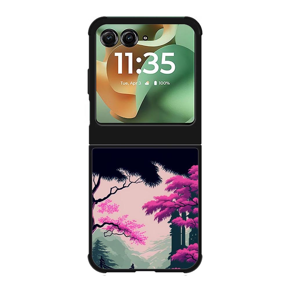 Japanese Art Motorola Moto RAZR 2025 Case FE0378