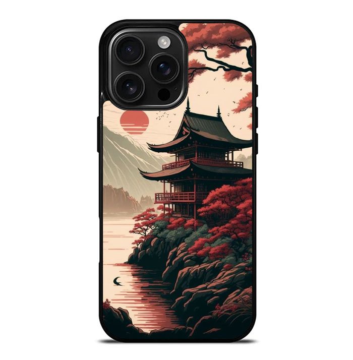 Japanese Art iPhone 16 Pro Max Case FE0379