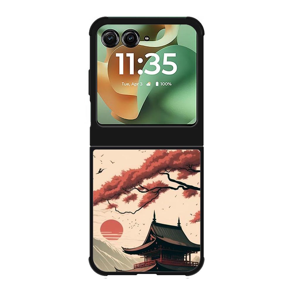 Japanese Art Motorola Moto RAZR 2025 Case FE0379