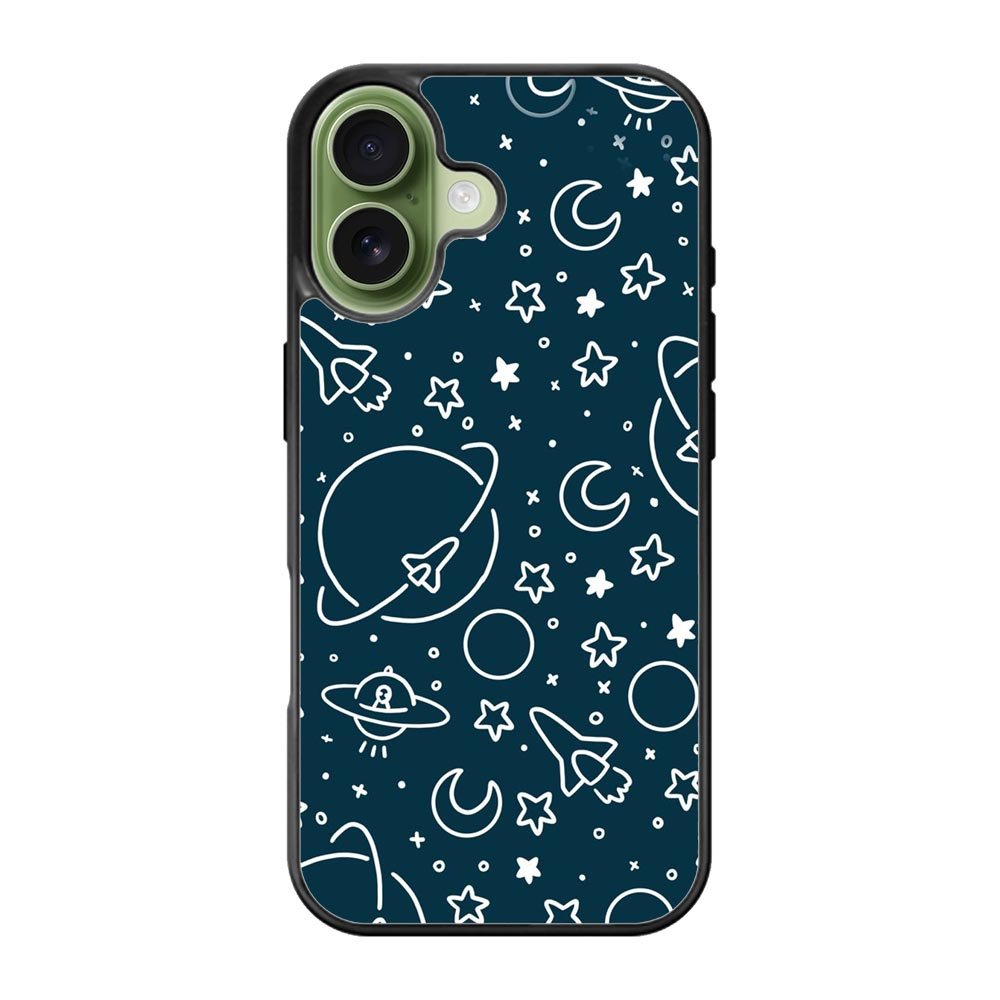 Space Doodle iPhone 17 Case FE0582