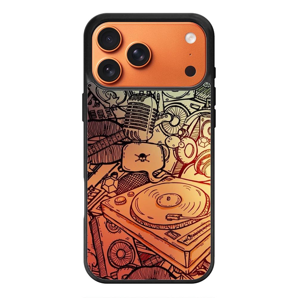 Doodle Music iPhone 17 Pro Max Case FE0222