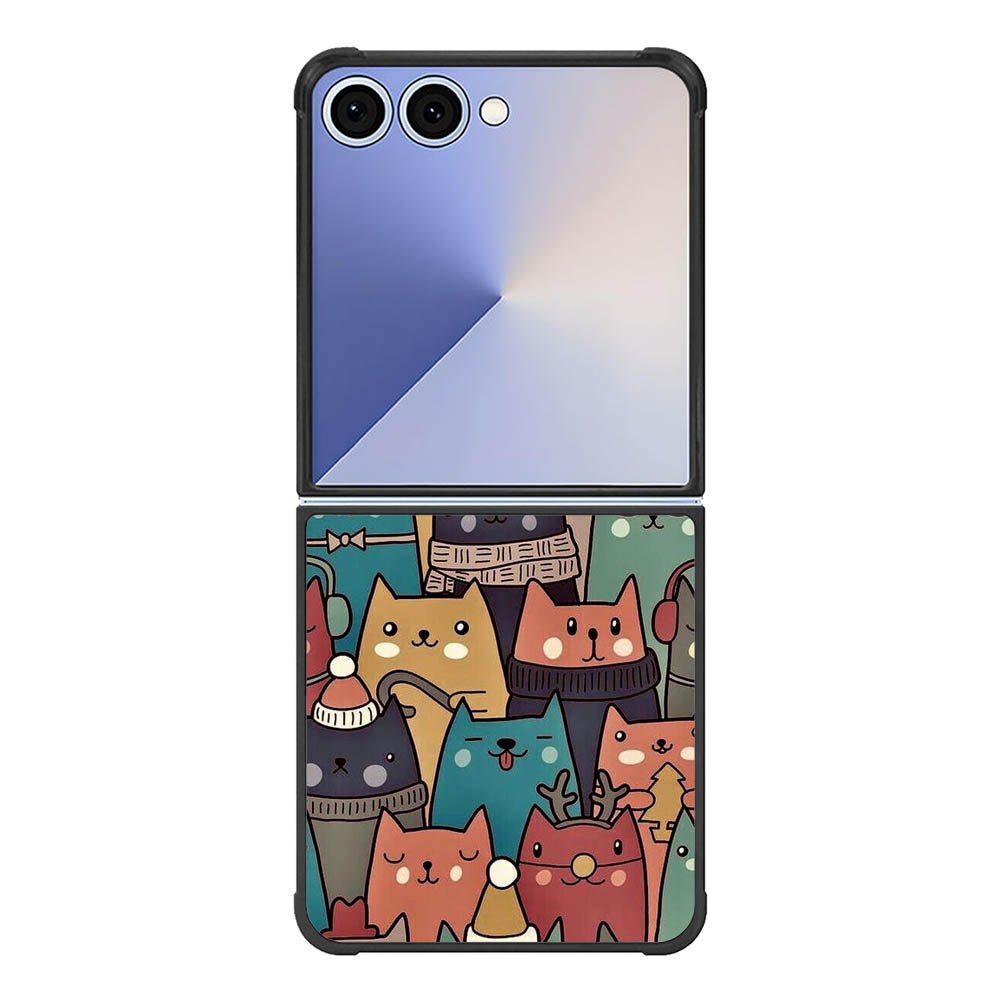 Cute Cat FE0469 Samsung Galaxy Flip 7 5G Case