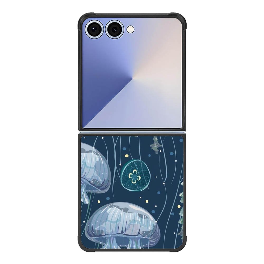 jellyfish pattern FE0472 Samsung Galaxy Flip 7 5G Case