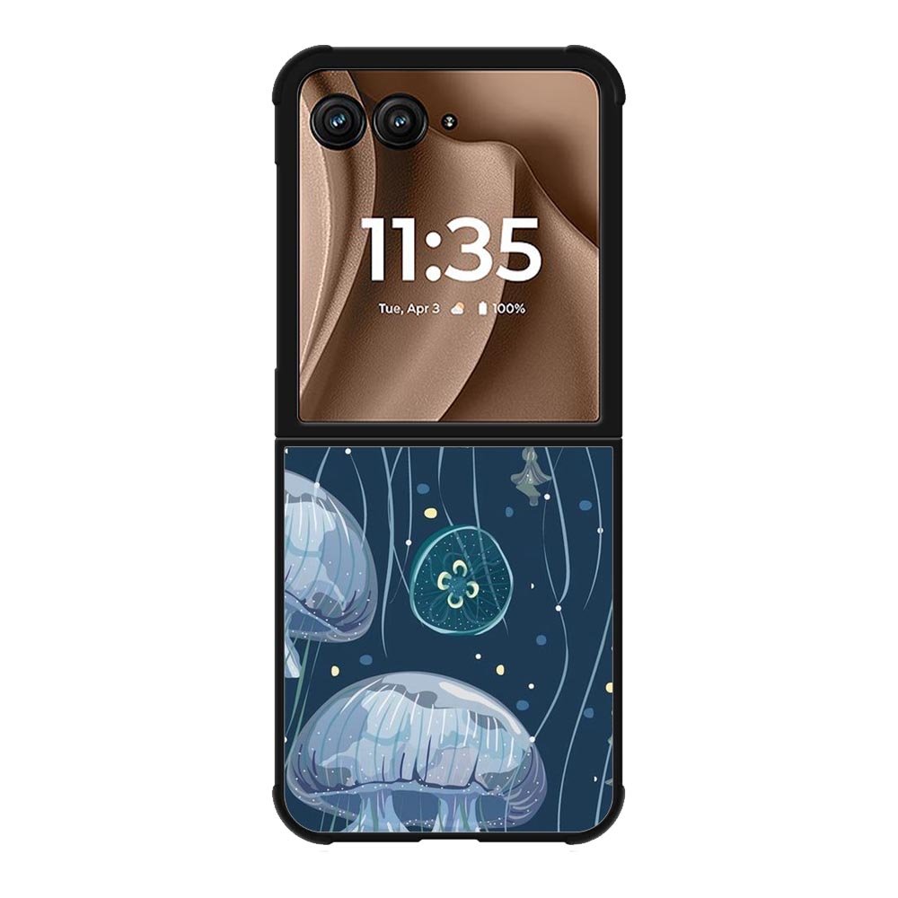 jellyfish pattern Motorola Moto RAZR Plus 2025 Case FE0382