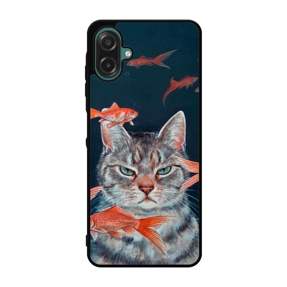 Fish And Cat Samsung Galaxy A07 Case FE0252