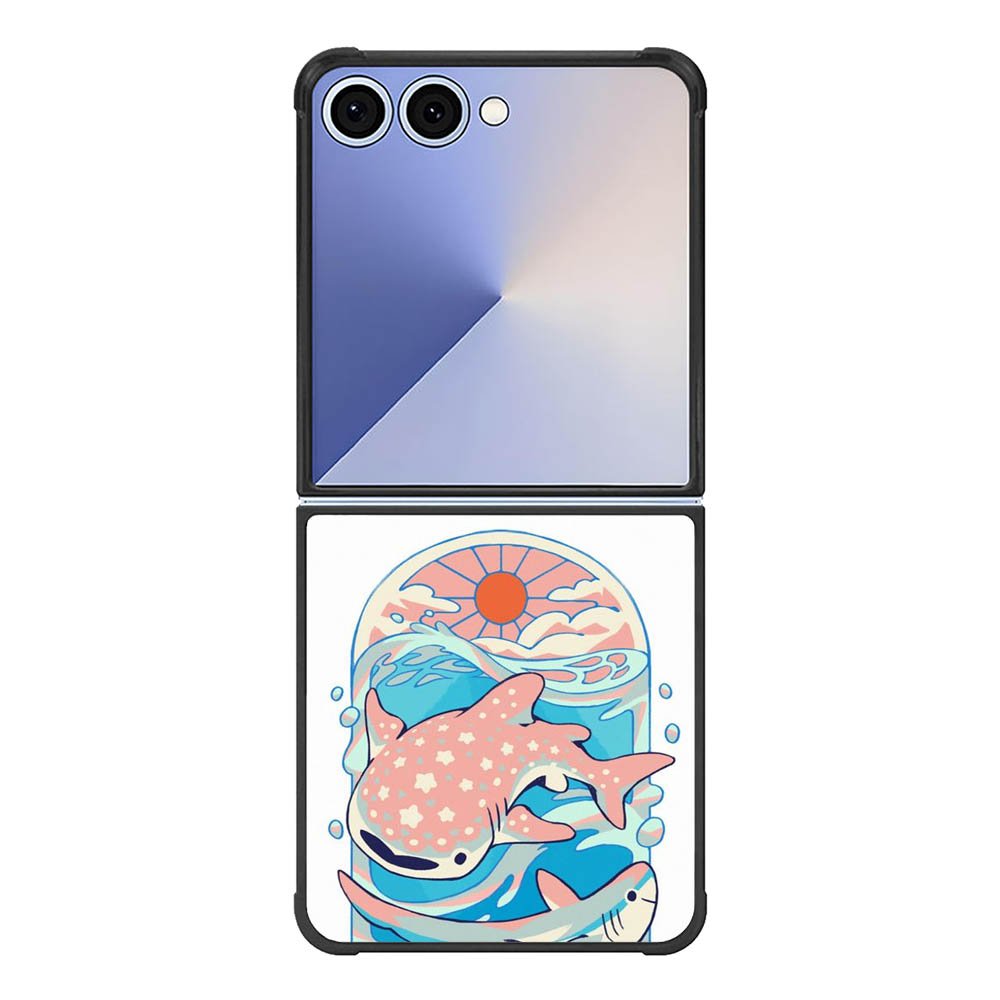 Cute Shark FE0475 Samsung Galaxy Flip 7 5G Case