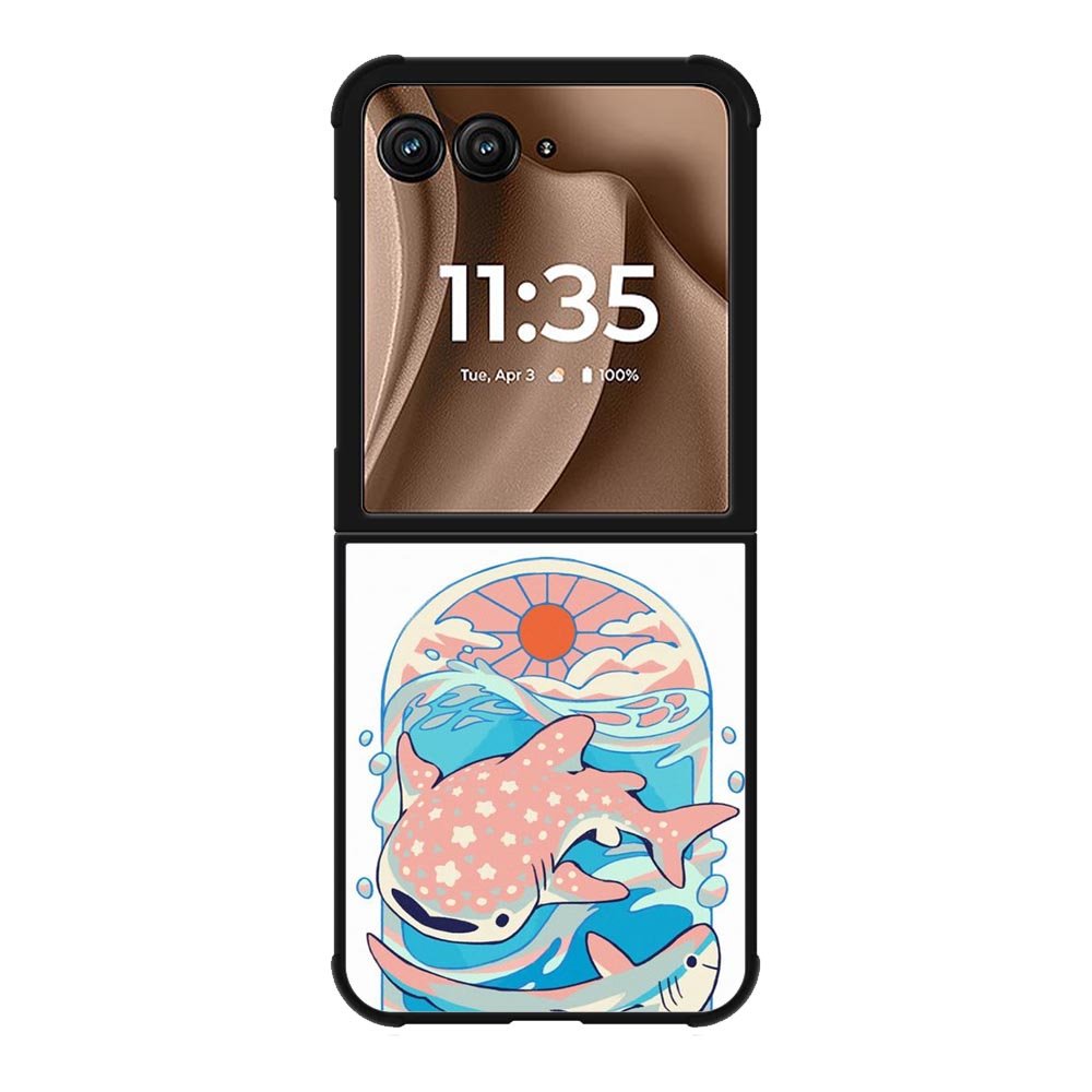 Cute Shark Motorola Moto RAZR Plus 2025 Case FE0198