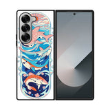 Cute Shark FE0475 Samsung Galaxy Fold 7 5G Case