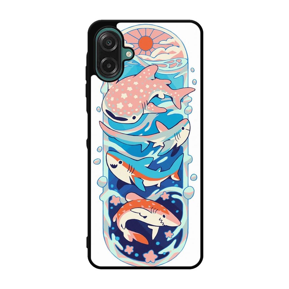 Cute Shark Samsung Galaxy A07 Case FE0198