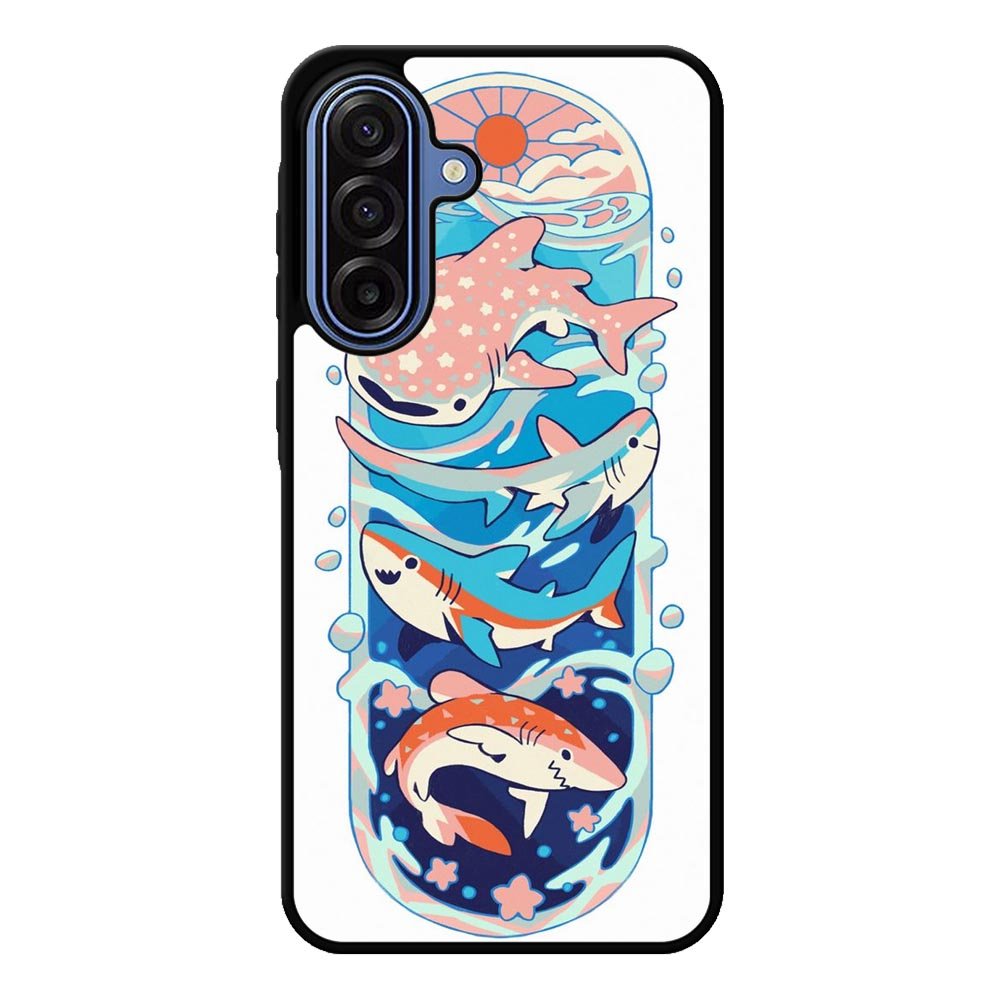 Cute Shark Samsung Galaxy A17 Case FE0198