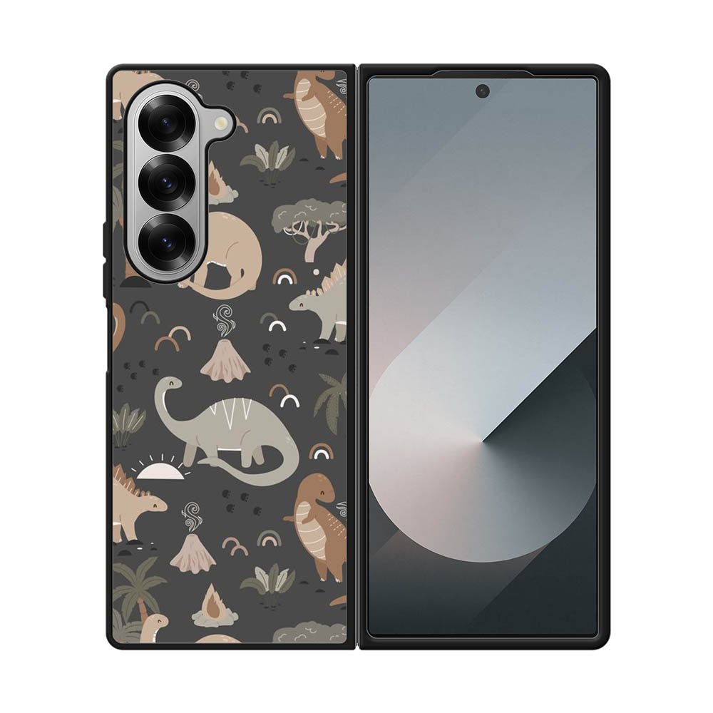 Cute Dino FE0477 Samsung Galaxy Fold 7 5G Case