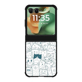 Cat Pattern Motorola Moto RAZR 2025 Case FE0143
