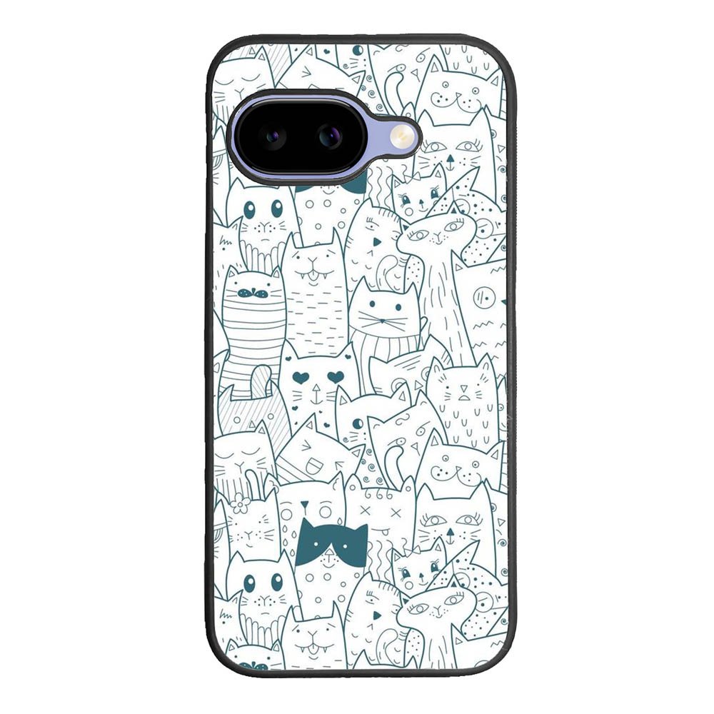 Cat Pattern Google Pixel 10A Case FE0143