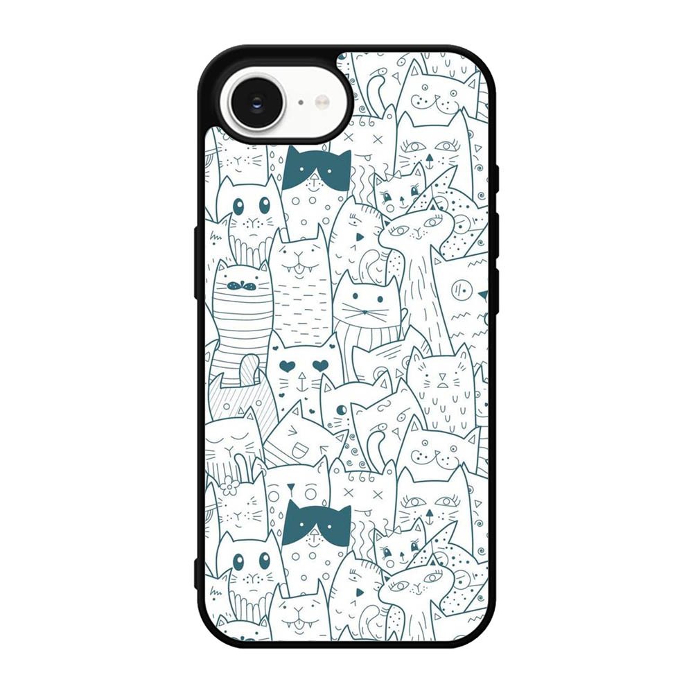 Cat Pattern iPhone 17e Case FE0143
