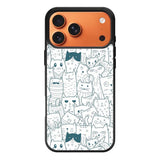 Cat Pattern iPhone 17 Pro Case FE0143