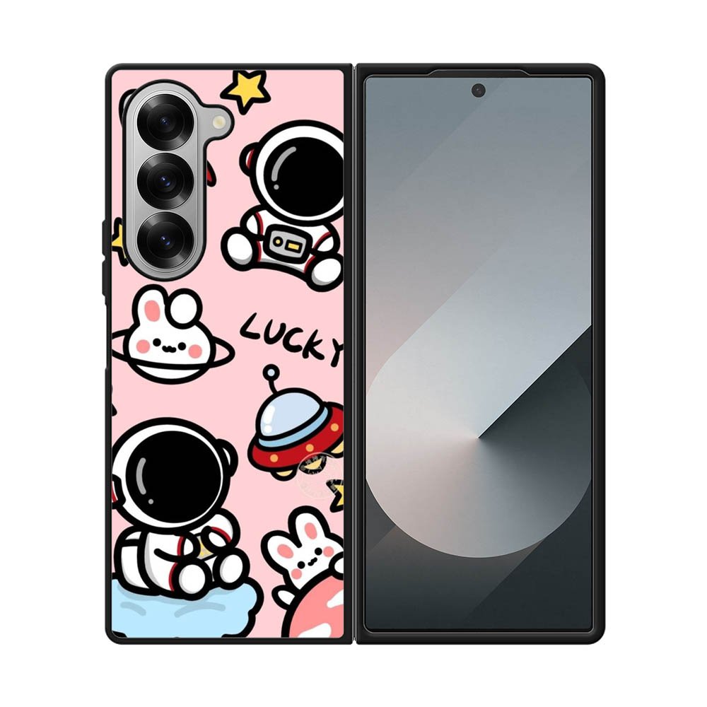 Pink Astro FE0489 Samsung Galaxy Fold 7 5G Case