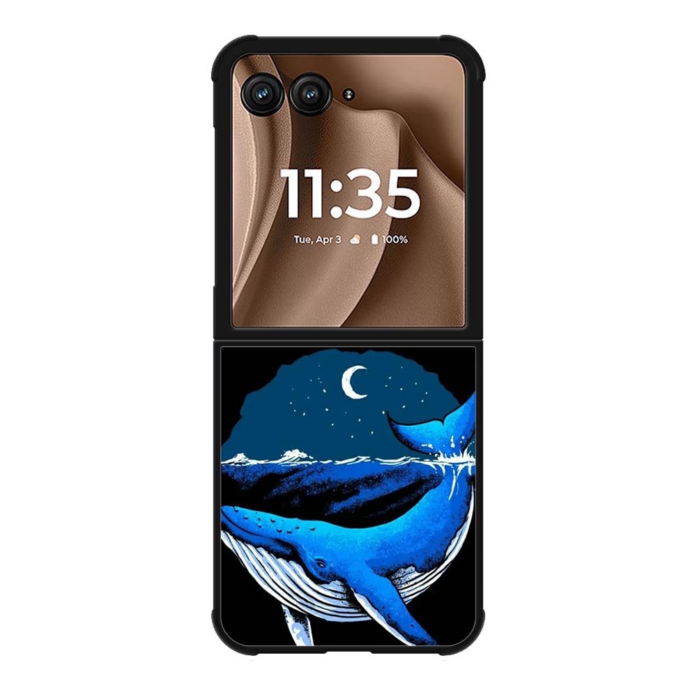 whale art Motorola Moto RAZR Plus 2025 Case FE0651