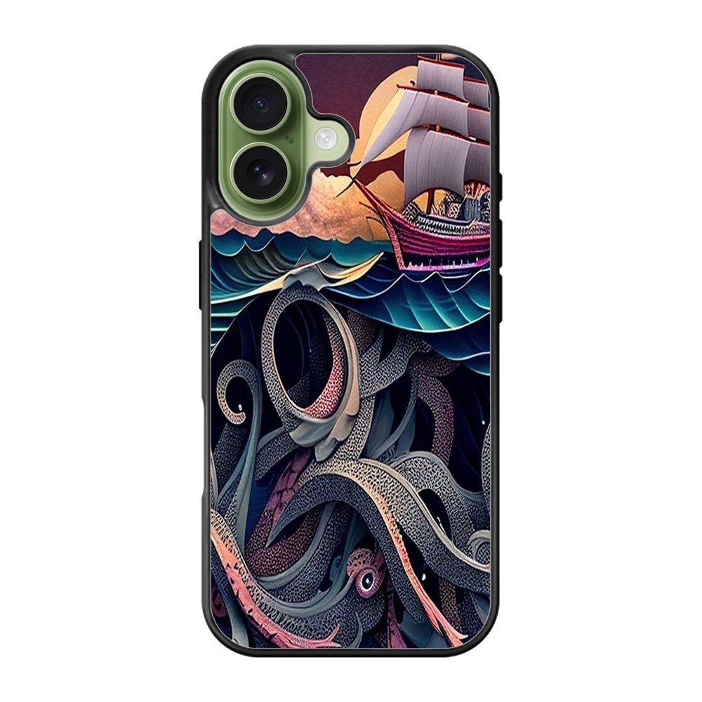 Kraken Sea iPhone 17 Case FE0391