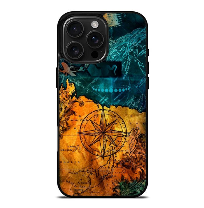 Century Map iPhone 16 Pro Max Case FE0151