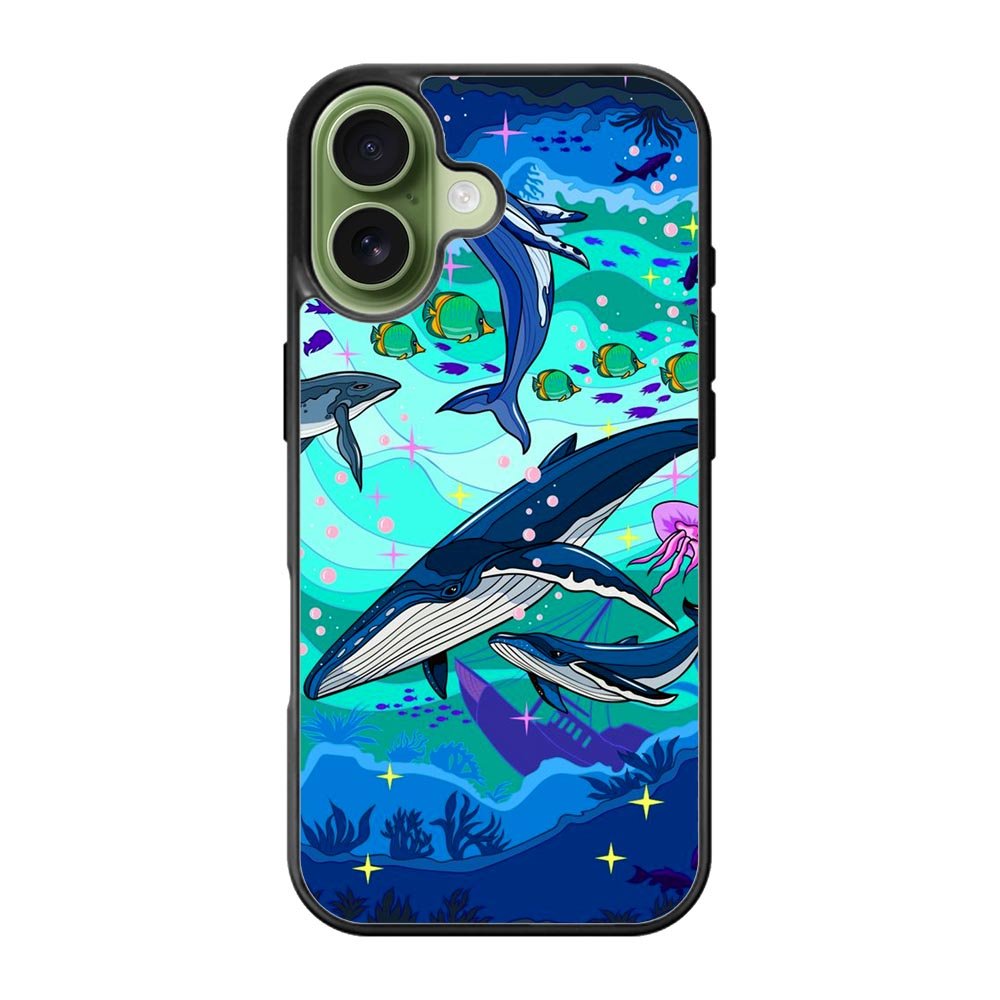 Whale Sea Art iPhone 17 Case FE0652