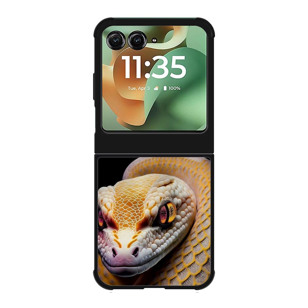 White Snake Motorola Moto RAZR 2025 Case FE0653