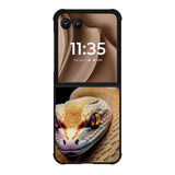White Snake Motorola Moto RAZR Plus 2025 Case FE0653
