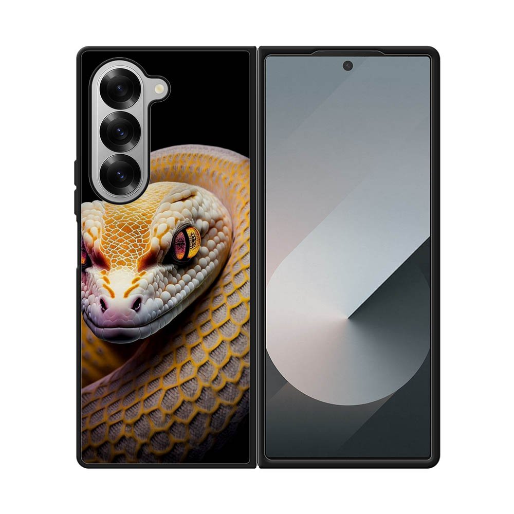 White Snake Samsung Galaxy Z Fold 7 5G Case FE0653