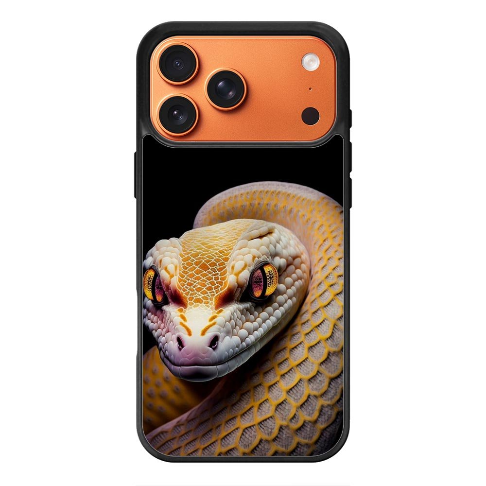 White Snake iPhone 17 Pro Case FE0653