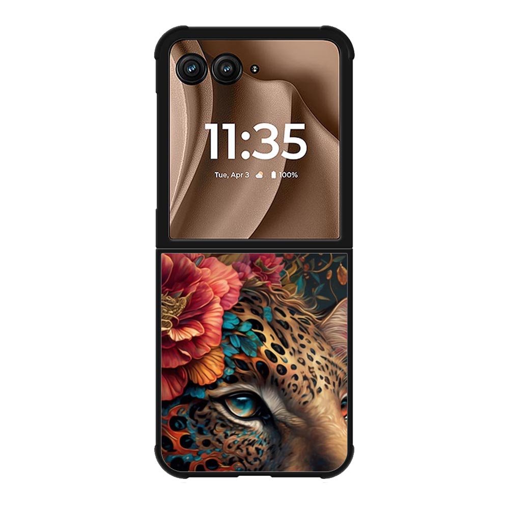 beautiful leopard Motorola Moto RAZR Plus 2025 Case FE0074
