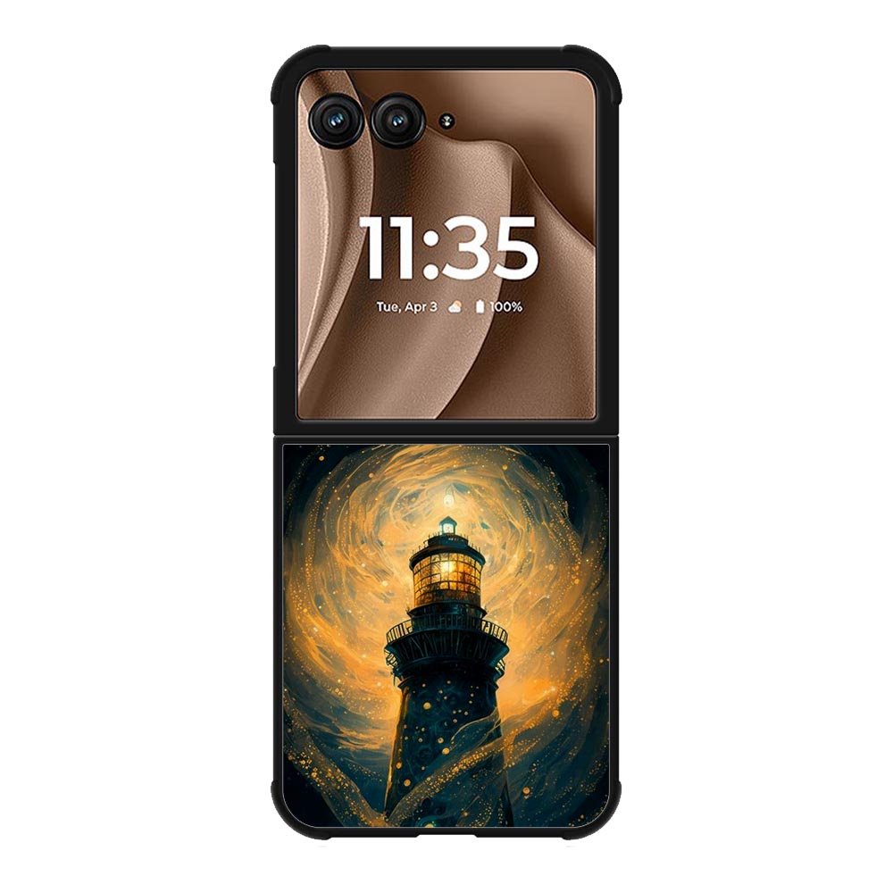beacon light art Motorola Moto RAZR Plus 2025 Case FE0066
