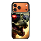 Dinosaur sunbathing iPhone 17 Pro Case FE0207