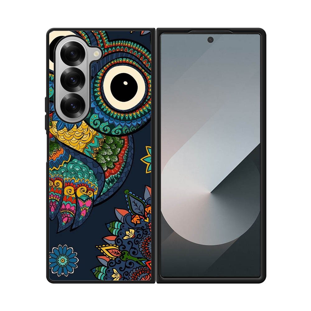 Owl Mandala Samsung Galaxy Z Fold 7 5G Case FE0481