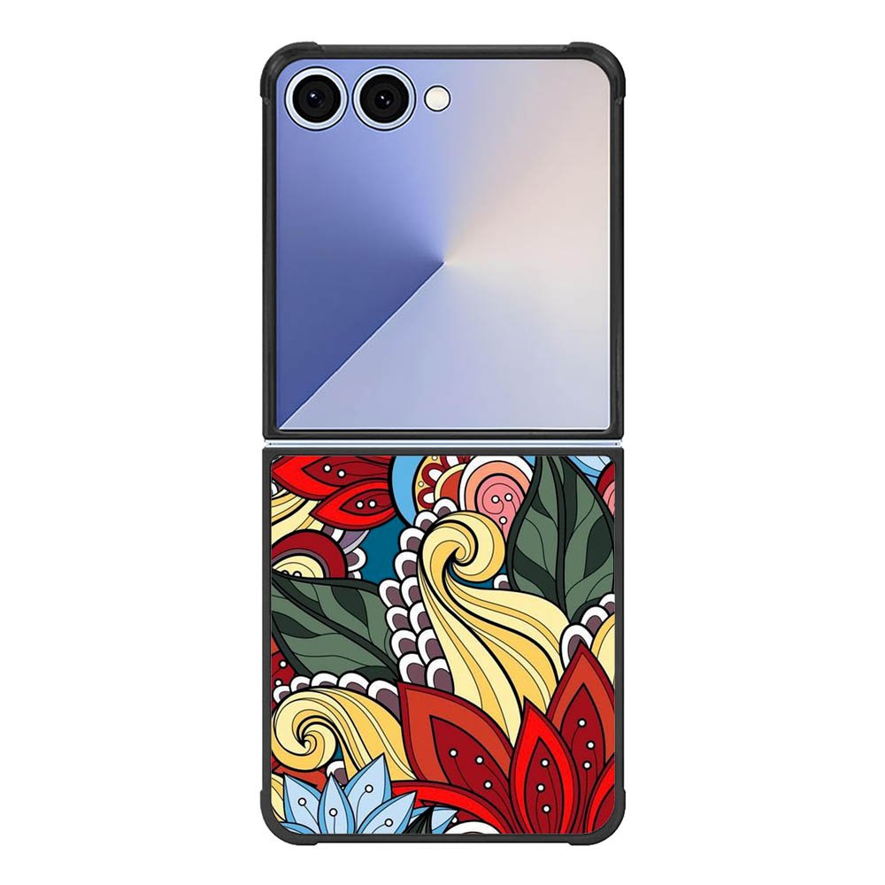 Flower Pattern FE0533 Samsung Galaxy Flip 7 5G Case
