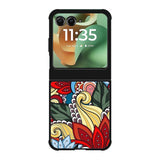 Flower Pattern Motorola Moto RAZR 2025 Case FE0275