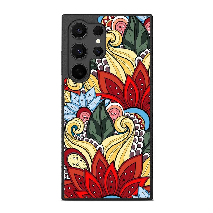 Flower Pattern FE0533 Samsung Galaxy S25 Ultra Case