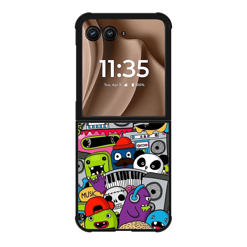 Music Doodle Motorola Moto RAZR Plus 2025 Case FE0456