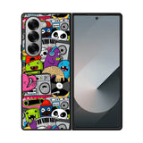 Music Doodle Samsung Galaxy Z Fold 7 5G Case FE0456
